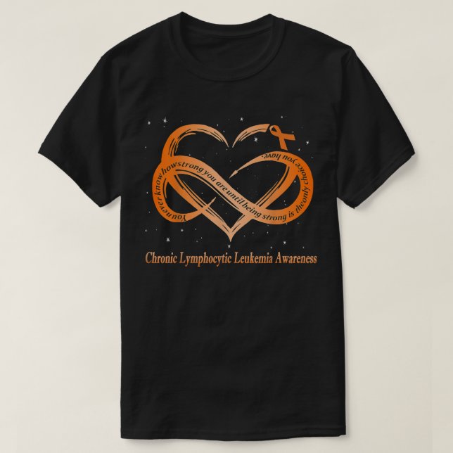 I Bära Orange för kronisk lymfocytisk leukemi Krig T Shirt (Design framsida)