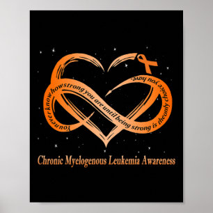 I Bära Orange för kronisk myelogen leukemi Krig Poster