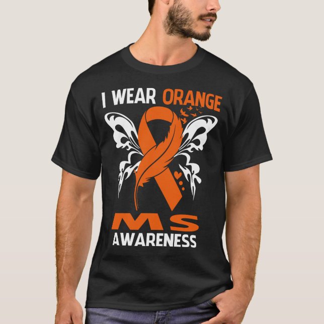 I Bära Orange för medlemsstaternas medvetenhet T Shirt (Framsida)