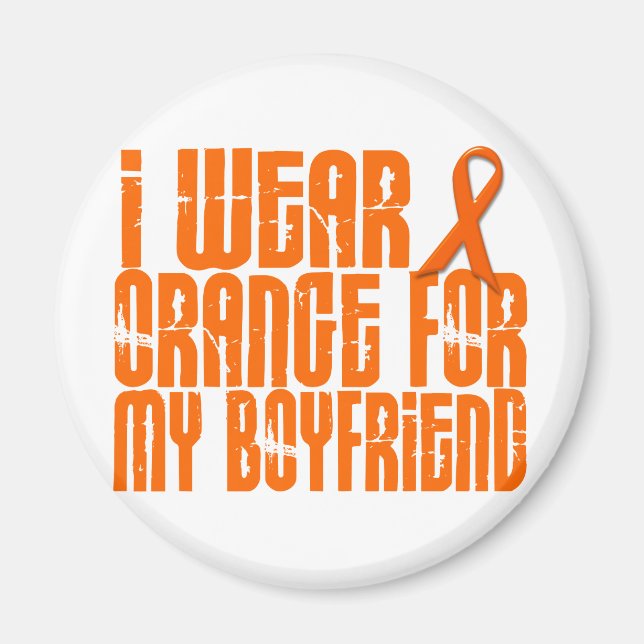 I Bära Orange för min Boykompis 16 Magnet (Framsidan)
