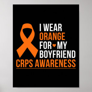 I Bära Orange för min Boykompis RSD Crps Awareness Poster