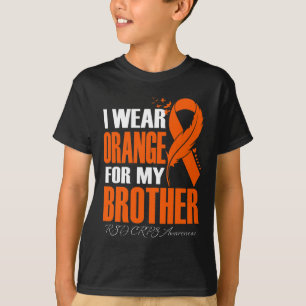 I Bära Orange för min broder RSD Crps Awareness Fe T Shirt