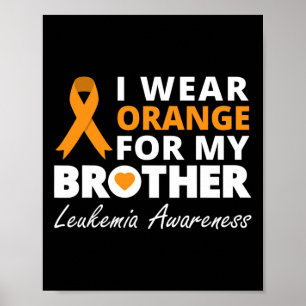I Bära Orange för min broderfamilj. Poster