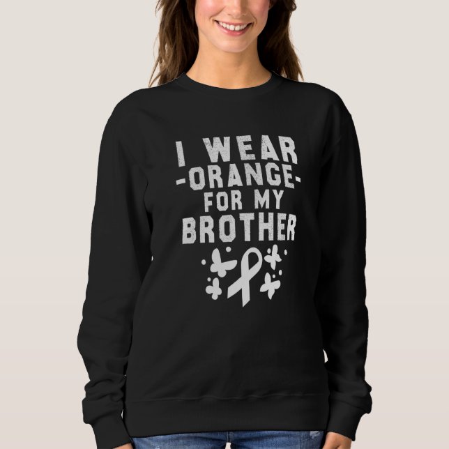 I Bära Orange för min broderläkemi-medvetenhet T Shirt (Framsida)