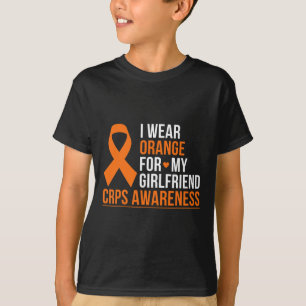 I Bära Orange för min flickvän RSD Crps Awareness T Shirt