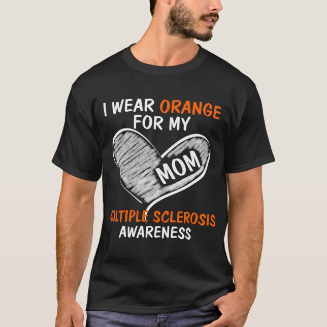 I Bära Orange för min Mamma Medvetenhet T Shirt (Framsida)