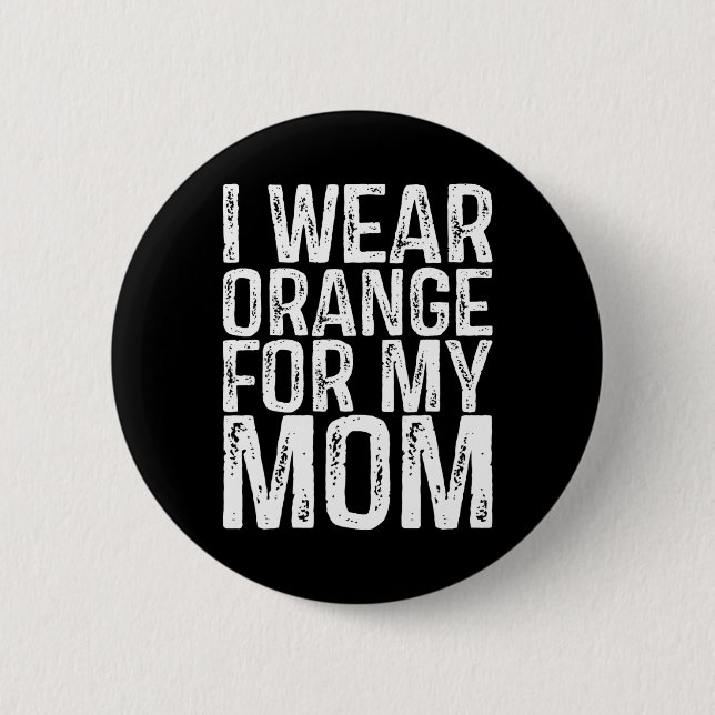I Bära Orange för min medvetenhet om Leukemi i Mam Knapp (Framsida)