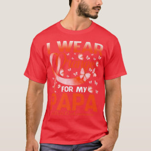 I Bära Orange för min Pappa ADHD Awareness Butterf T Shirt