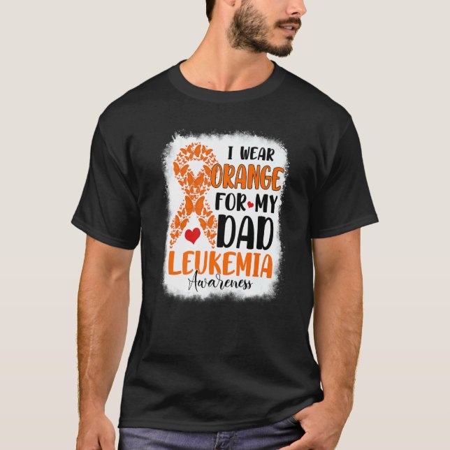 I Bära Orange för min Pappa-upplysningsmånad T Shirt (Framsida)