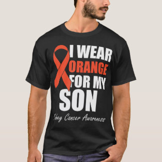 I Bära Orange för min son Kidney Cancer Awareness T Shirt