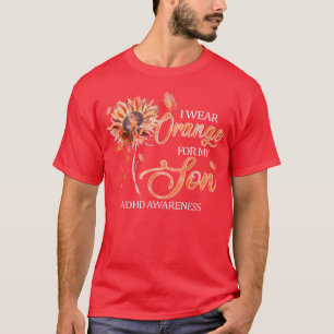 I Bära Orange för min Son-Orange menyfliksområdet T Shirt
