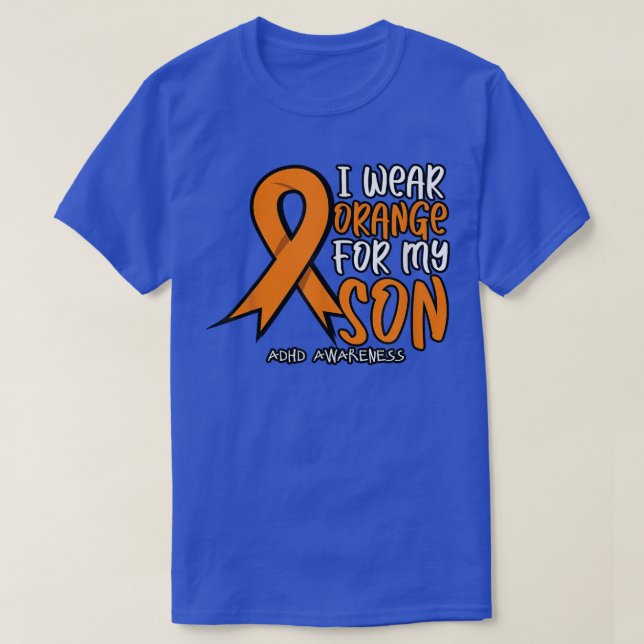 I Bära Orange för min son T Shirt (Design framsida)