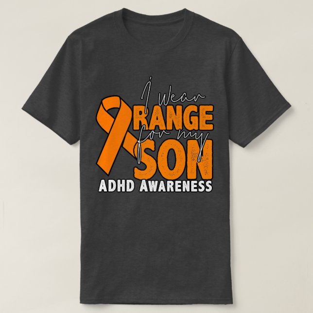 I Bära Orange för min son T Shirt (Design framsida)