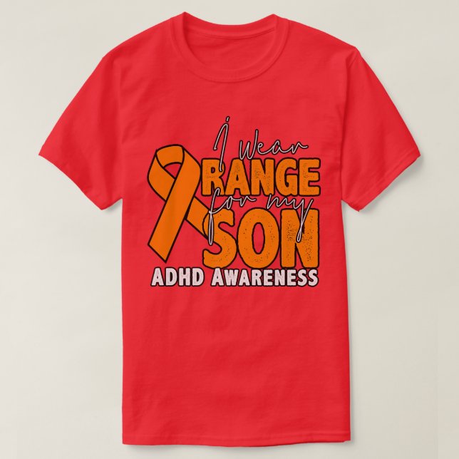 I Bära Orange för min son T Shirt (Design framsida)