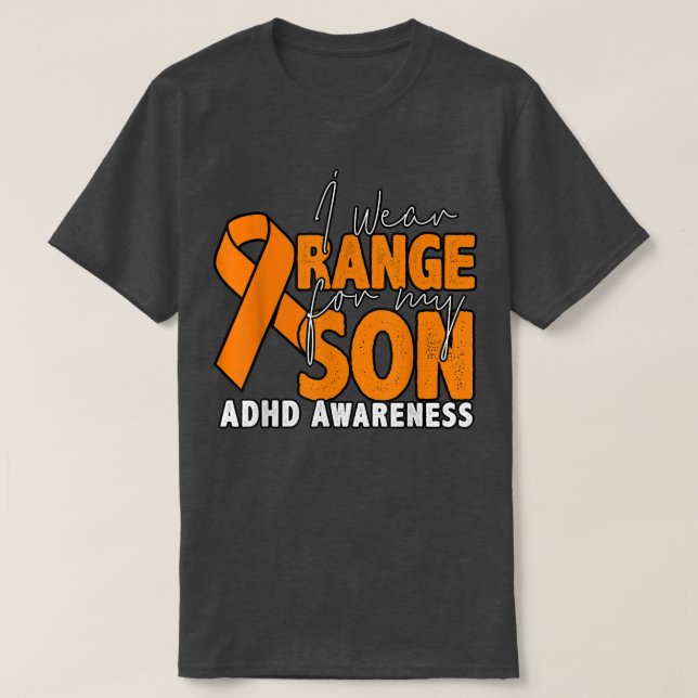 I Bära Orange för min son T Shirt (Design framsida)