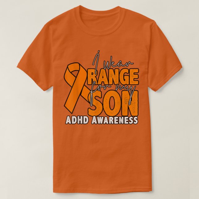 I Bära Orange för min son T Shirt (Design framsida)
