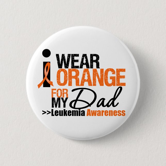 I Bära Orange för mitt Pappa Knapp (Framsida)