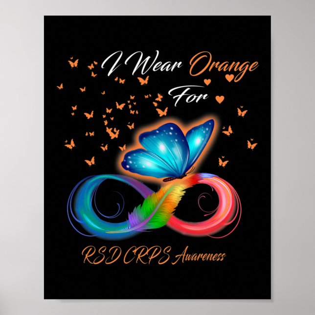 I Bära Orange för RSD CRPS Awareness 2 Poster (Framsidan)