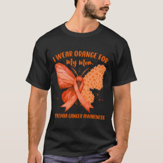 I Bära Orange Ribbon Leukemi Cancer- medvetenhet o T Shirt