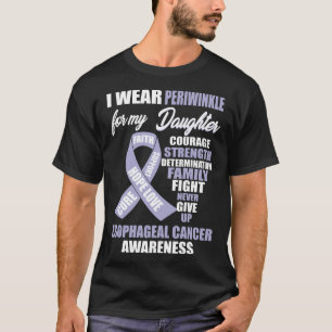 I Bära Periwinkle esofageal Cancer Awareness T Shirt