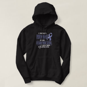 I Bära Periwinkle for Esophageal Canceness Awarene Sweatshirt