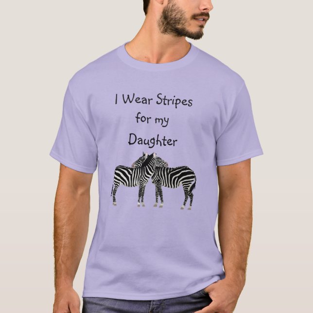 I Bära Rand för min dotter EDS Awareness Shirt Tee (Framsida)