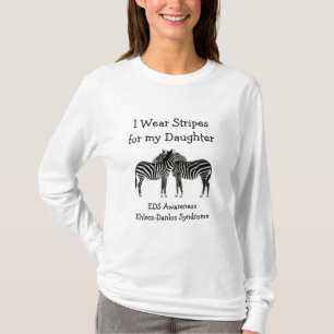 I Bära Rand för min dotter EDS Awareness Shirt Tee