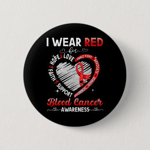 I Bära Red for Blood Cancer Awareness Gifts Knapp