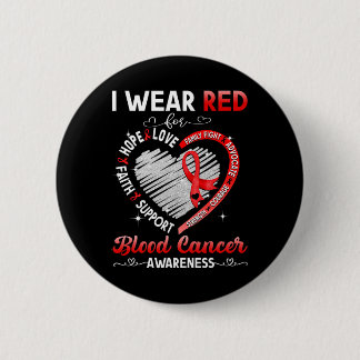 I Bära Red for Blood Cancer Awareness Gifts Knapp