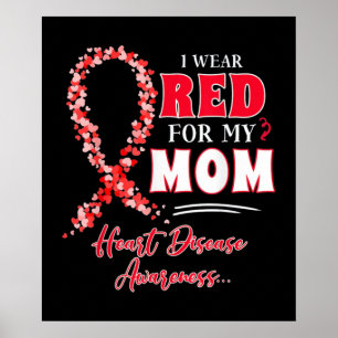 I Bära Red för min Mamma Poster