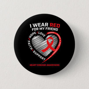 I Bära Red for my Friend Heart Disease Awareness G Knapp