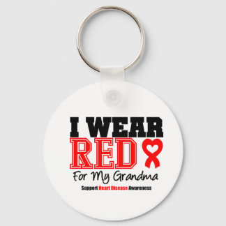 I Bära Red for My Grandma Nyckelring