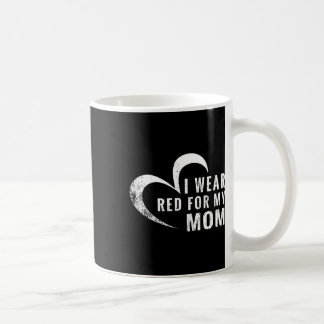I Bära Red for My Mamma Heart Disease Awareness Su Kaffemugg