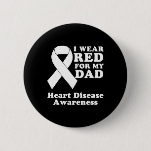 I Bära Red for my Pappa Heart Disease Awareness Mo Knapp