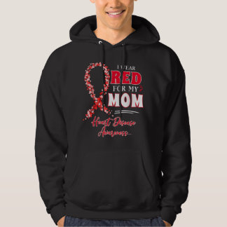 I Bära Red for My Son SCA Sudden Cardiac Arrest Aw Hoodie