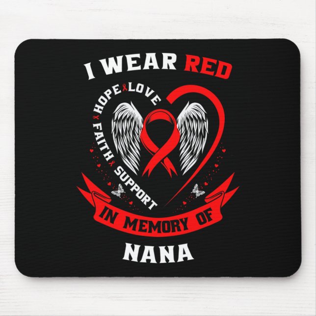 I Bära Red in Memory of Nana Heart Disease Awarene Musmatta (Framsidan)