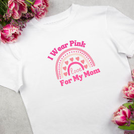 I Bära Rosa Breast Cancer Awareness T Shirt