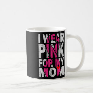 I Bära Rosa för för bröstcancer i Mamma Kaffemugg
