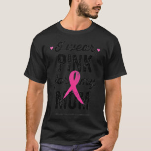 I Bära Rosa för Mamma, Rosa Ribbon Breast Cancer T Shirt
