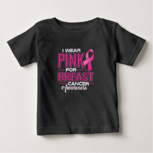 I Bära Rosa för medvetenhet om bröstcancer T-shirt