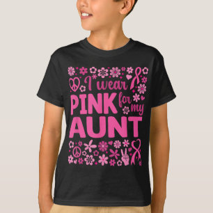 I Bära Rosa för medvetenheten om bröstcancer i Mos T Shirt