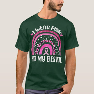 I Bära Rosa för min Bestie Ribbon Breast Cancer Su T Shirt