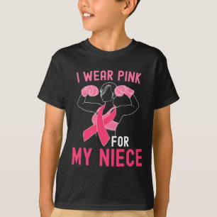 I Bära Rosa för min dotter - Stöd för bröstcancer T Shirt