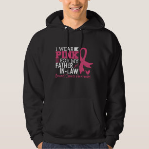 I Bära Rosa för min Far-i-Law Breast Cancer Hoodie