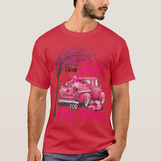 I Bära Rosa för min Mamma-badcancersjukdom i Lastb T Shirt