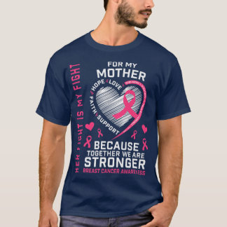 I Bära Rosa för min Mamma bröstcancerupplysningska T Shirt