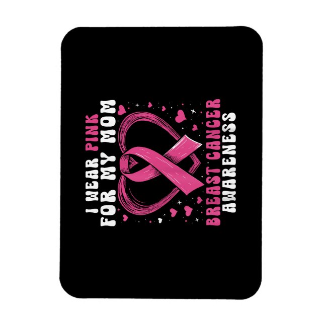 I Bära Rosa för min Mamma - medvetenhet om bröstca Magnet (Vertikal)