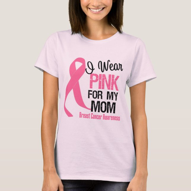 I Bära Rosa för min Mamma Tee Shirt (Framsida)