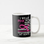 I Bära Rosa för min medvetenhet om bröstcancer i M Kaffemugg<br><div class="desc">I Bära Rosa för min Moster bröstcancermedvetenhet Survivor 1</div>