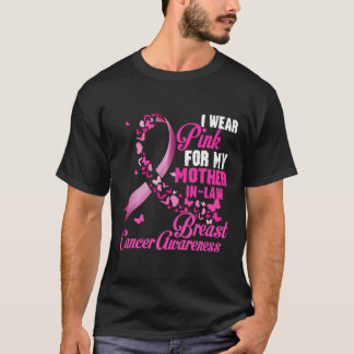 I Bära Rosa för min Mor-in-law-bröstcancermetod T Shirt